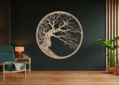 Strom života na zeď: Jak vybrat ideální dřevěnou dekoraci do interiéru