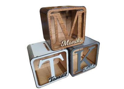 Dřevěné pokladničky – smysluplný dárek pro děti i dospělé