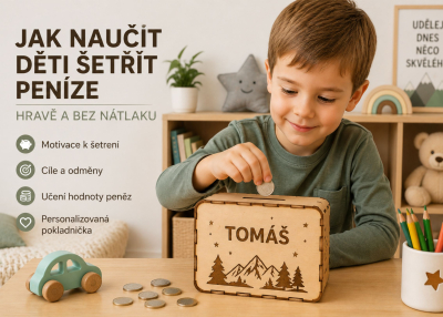 Jak naučit děti šetřit peníze - hravě a bez nátlaku