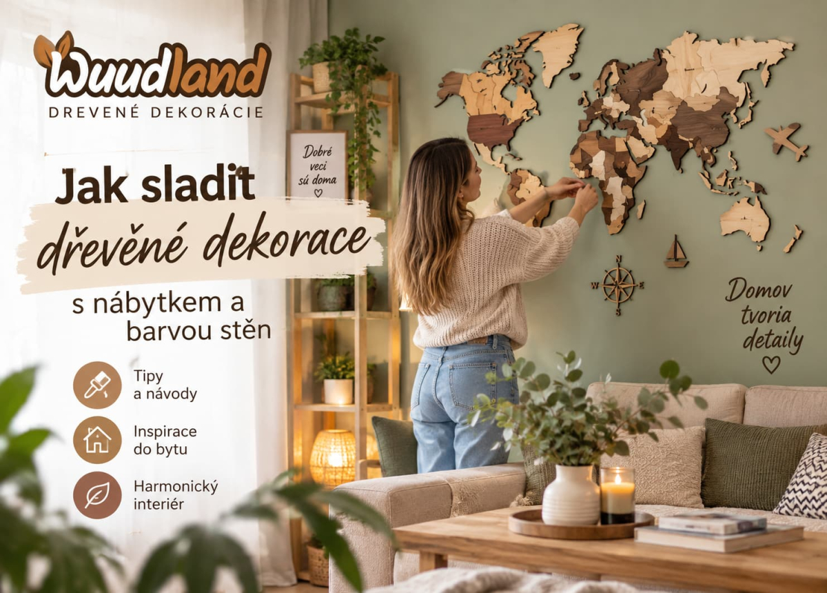Jak sladit dřevěné dekorace s nábytkem a stěnami