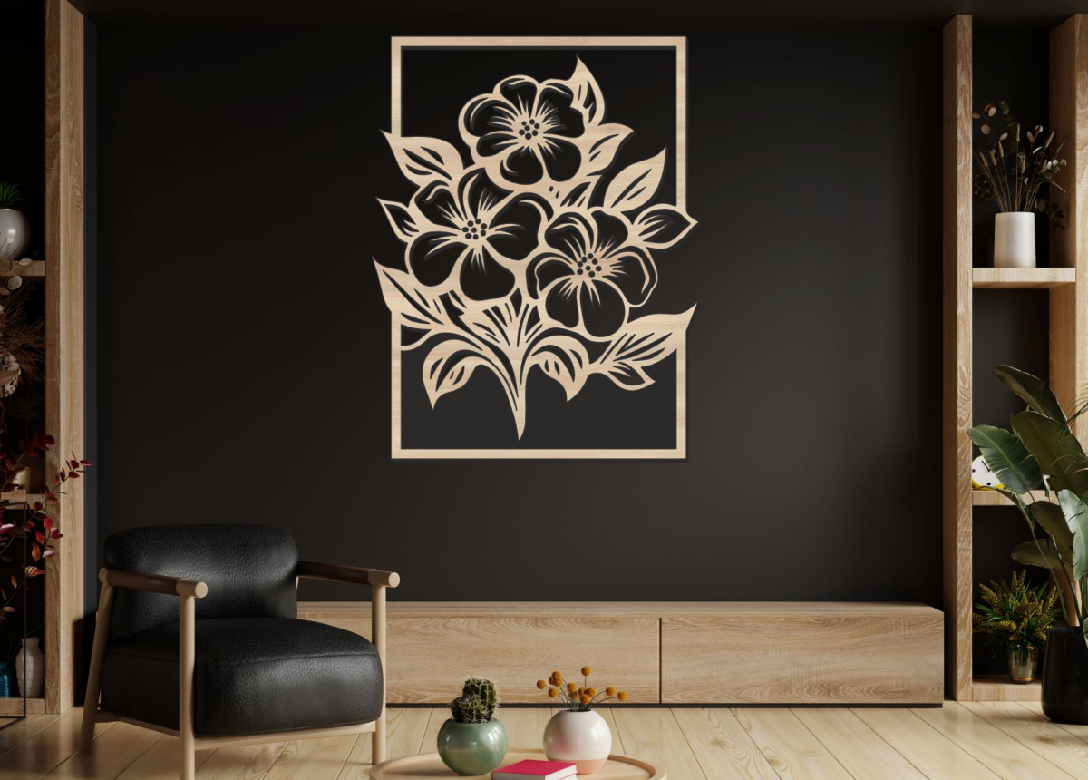 Dřevěné obrazy v interiéru - moderní dekorace na zeď z přírodního materiálu