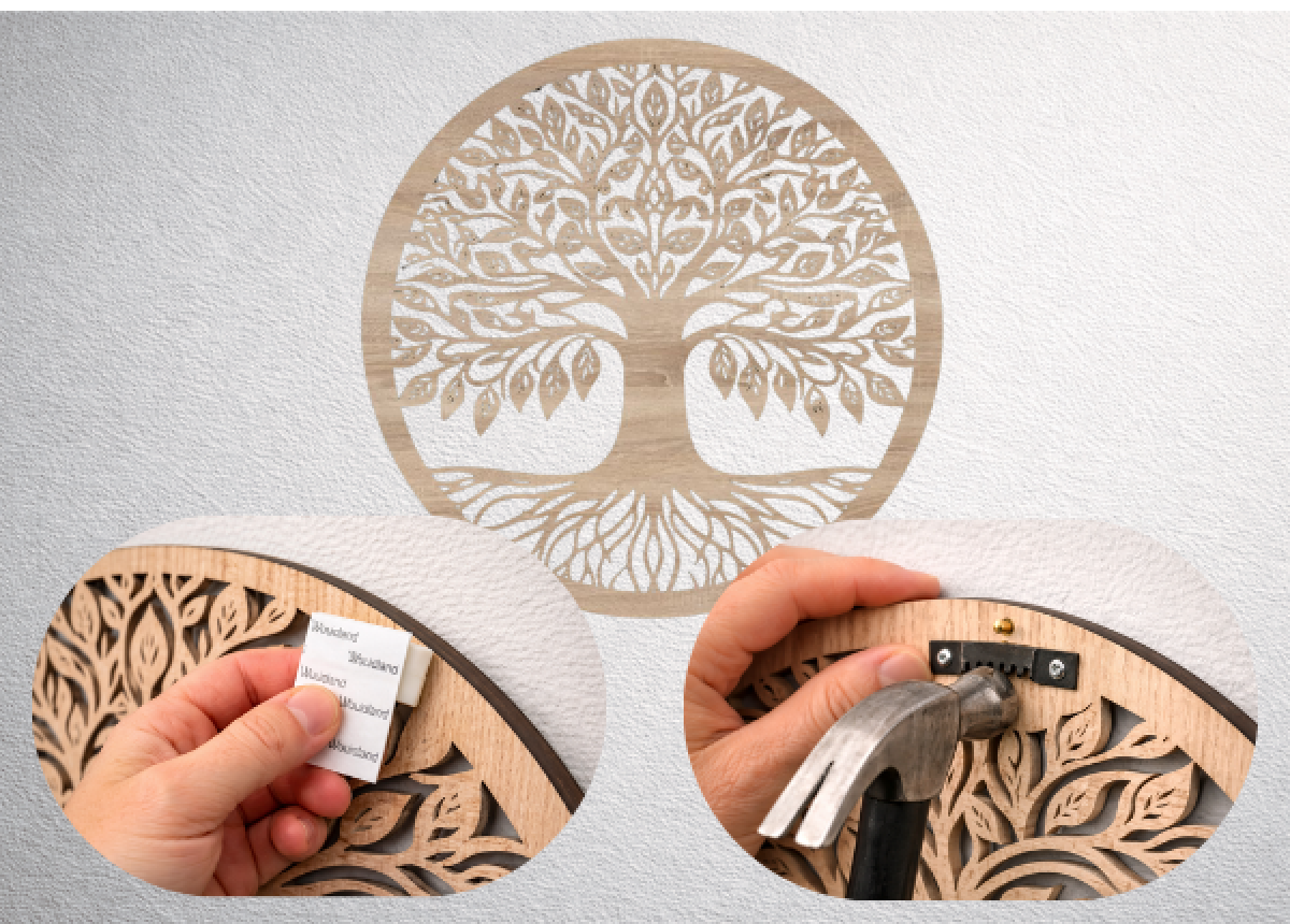 Jak připevnit dřevěnou dekoraci na zeď, aby držela bezpečně