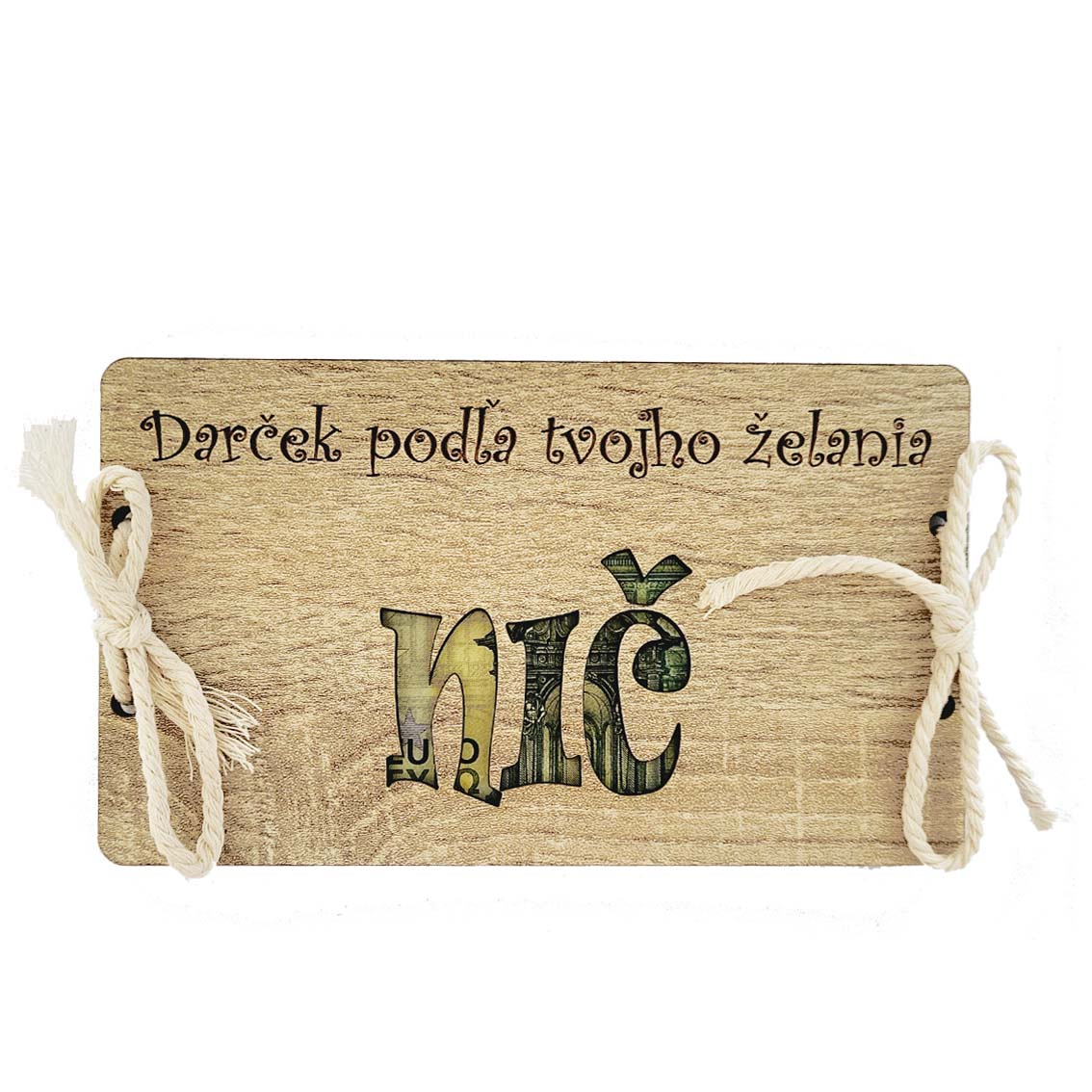 Dárek k nákupu nad 20 € – dřevěná magnetka Wuudy zdarma