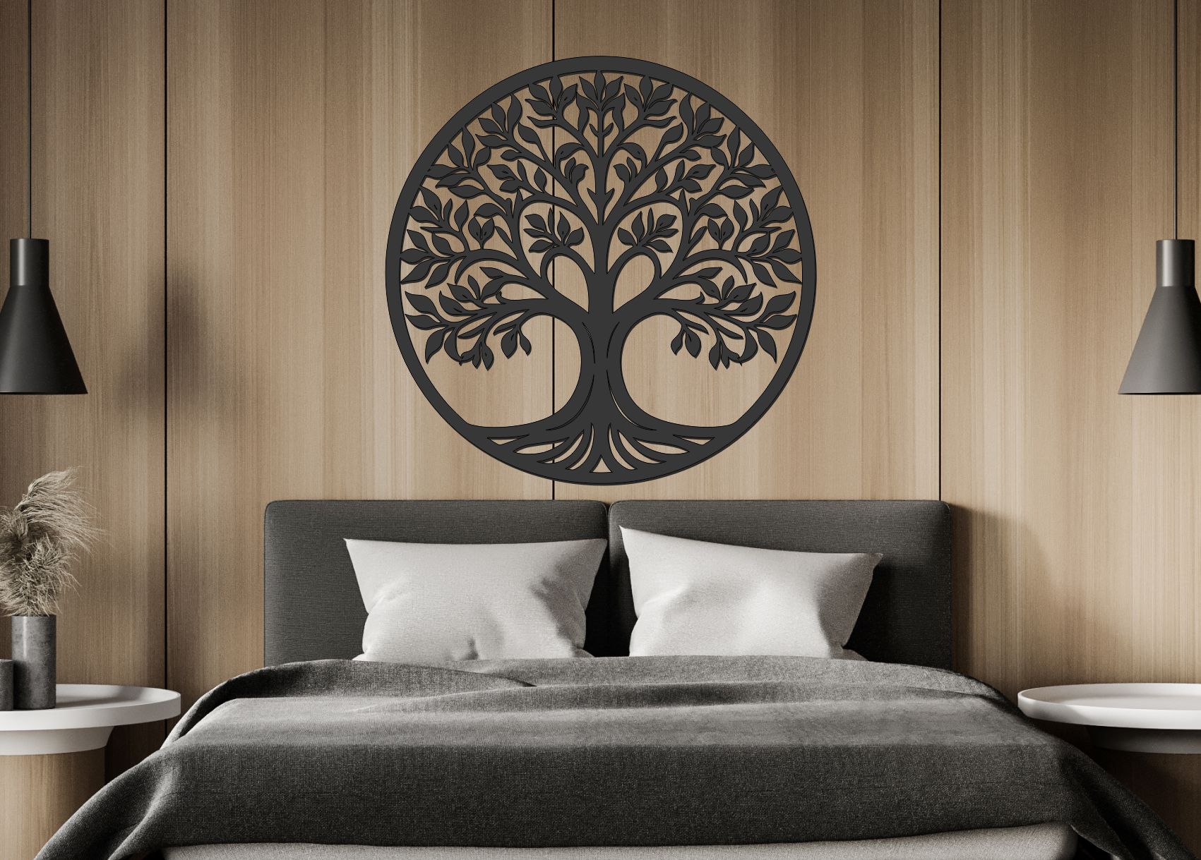 Strom života - Bohatá koruna v kruhu