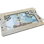 Vánoční dřevěná obálka na peníze – Veselé Vánoce