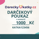 Dárkový poukaz Darčeky u Katky v hodnotě 500 – 3 500 Kč – Elektronický poukaz