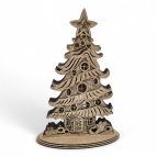 Dřevěný vánoční stromeček