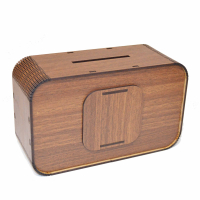 Dřevěná 3D pokladnička se jménem nebo nápisem