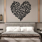 Dřevěný obraz – Srdce z přírody