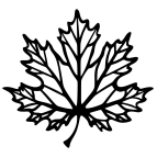 Javorový list – Dřevěný obraz na stěnu