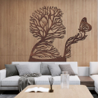 Dřevěný obraz – Duše přírody