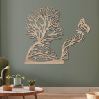 Dřevěný obraz – Duše přírody