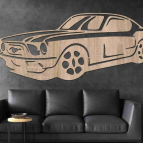 Dřevěný obraz na stěnu - Mustang