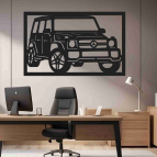 Dřevěný obraz na stěnu - Mercedes G