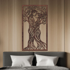 Dřevěný obraz na zeď – Spojení dvou duší