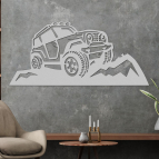 Dřevěný obraz na stěnu – Off-road Buggy