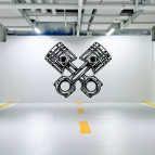 Dřevěný obraz na stěnu – Písty