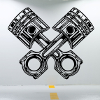 Dřevěný obraz na stěnu – Písty