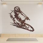 Dřevěný obraz na zeď – Cyklista