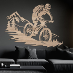 Dřevěný obraz – Sjezd z hor