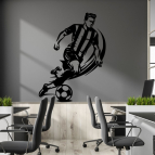 Dřevěný obraz – Střela na bránu