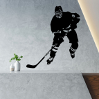 Dřevěný obraz – Hokejista v akci