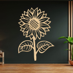 Dřevěný obraz – Slunečnice