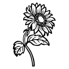 Dřevěný obraz na stěnu – Slunečnice