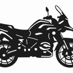 Dřevěný obraz na stěnu - Motorka