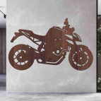 Dřevěný obraz na zeď - Motorka
