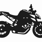 Dřevěný obraz na zeď - Motorka