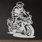 Dřevěný obraz na stěnu – Sportovní motorka