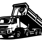 Dřevěný obraz na zeď – Nákladní auto