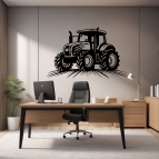 Dřevěný obraz na stěnu – Traktor