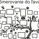 Dřevěný fotorámeček na zeď - Strom