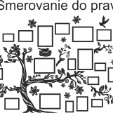 Dřevěný fotorámeček na zeď - Strom