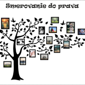 Dřevěný fotorámeček na zeď – Rodinný strom