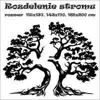 Dřevěný strom života Premium – ručně broušený & mořený