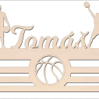 Věšák na medaile - Basketball