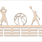 Věšák na medaile - Basketball