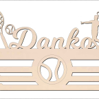 Věšák na medaile - Tenis
