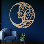 Strom života Silueta přírody