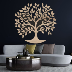 Dřevěný strom života na zeď – Rodinný rozkvět