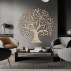 Dřevěný strom života na zeď – Nekonečné větve