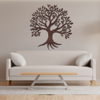 Dřevěný strom života na zeď – Síla kořenů