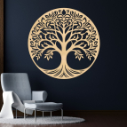 Dřevěný obraz - Strom života Bohatá koruna