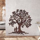 Dřevěný strom života na zeď – Rodinné kořeny