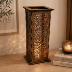 Dřevěný lampáš – Orientální záře