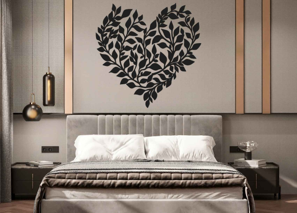 Dřevěný obraz – Srdce z přírody