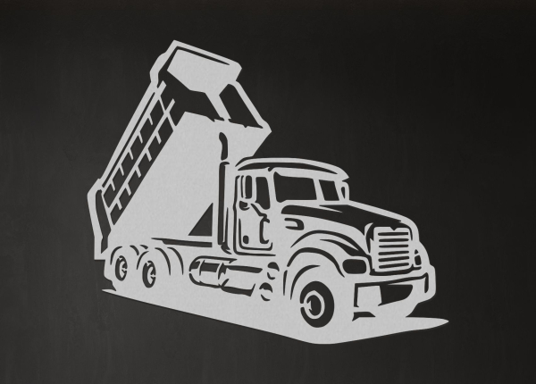 Dřevěný obraz na stěnu – Nákladní auto